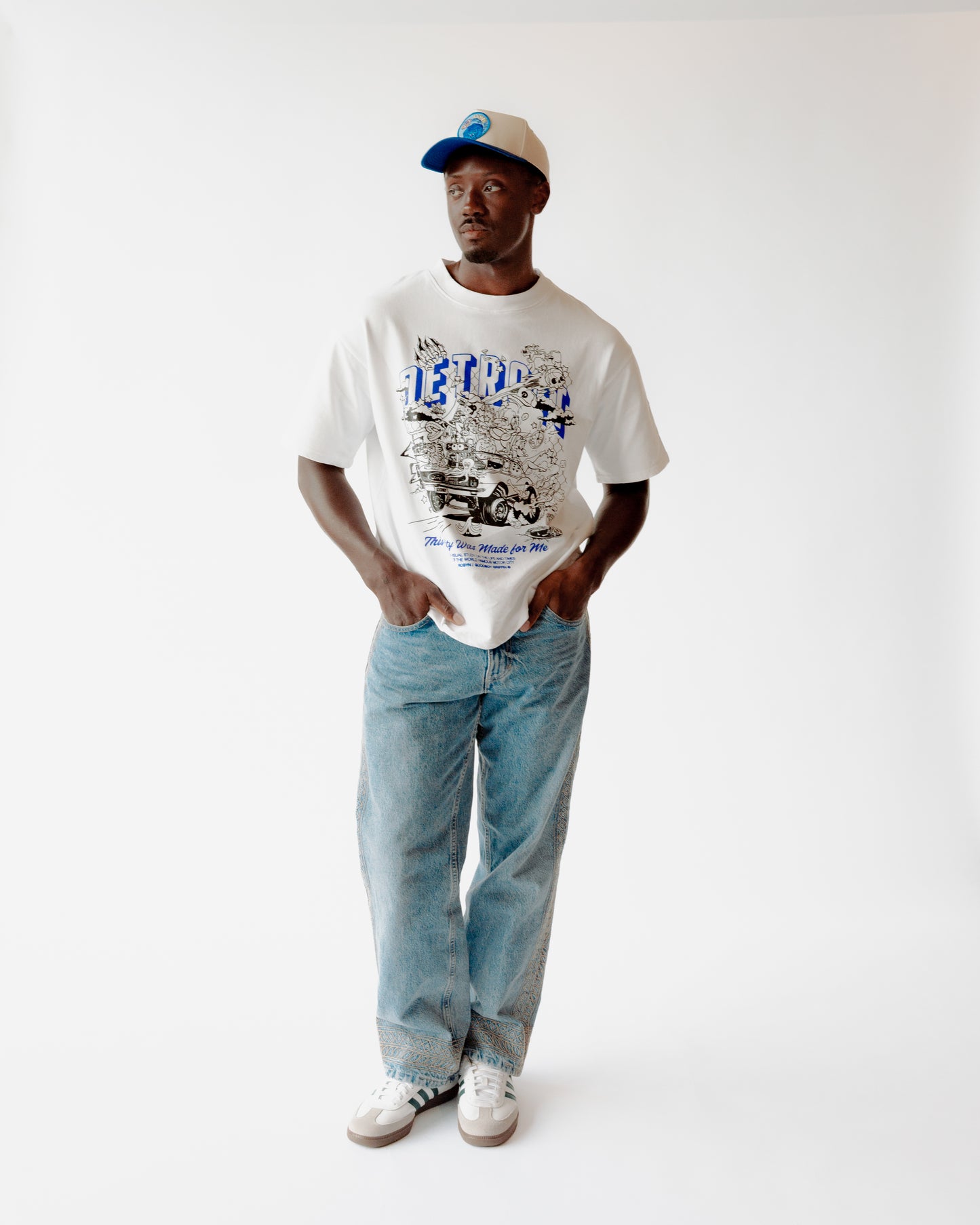 Robyn/Goodboy Griffin Detroit Made Me Tee White