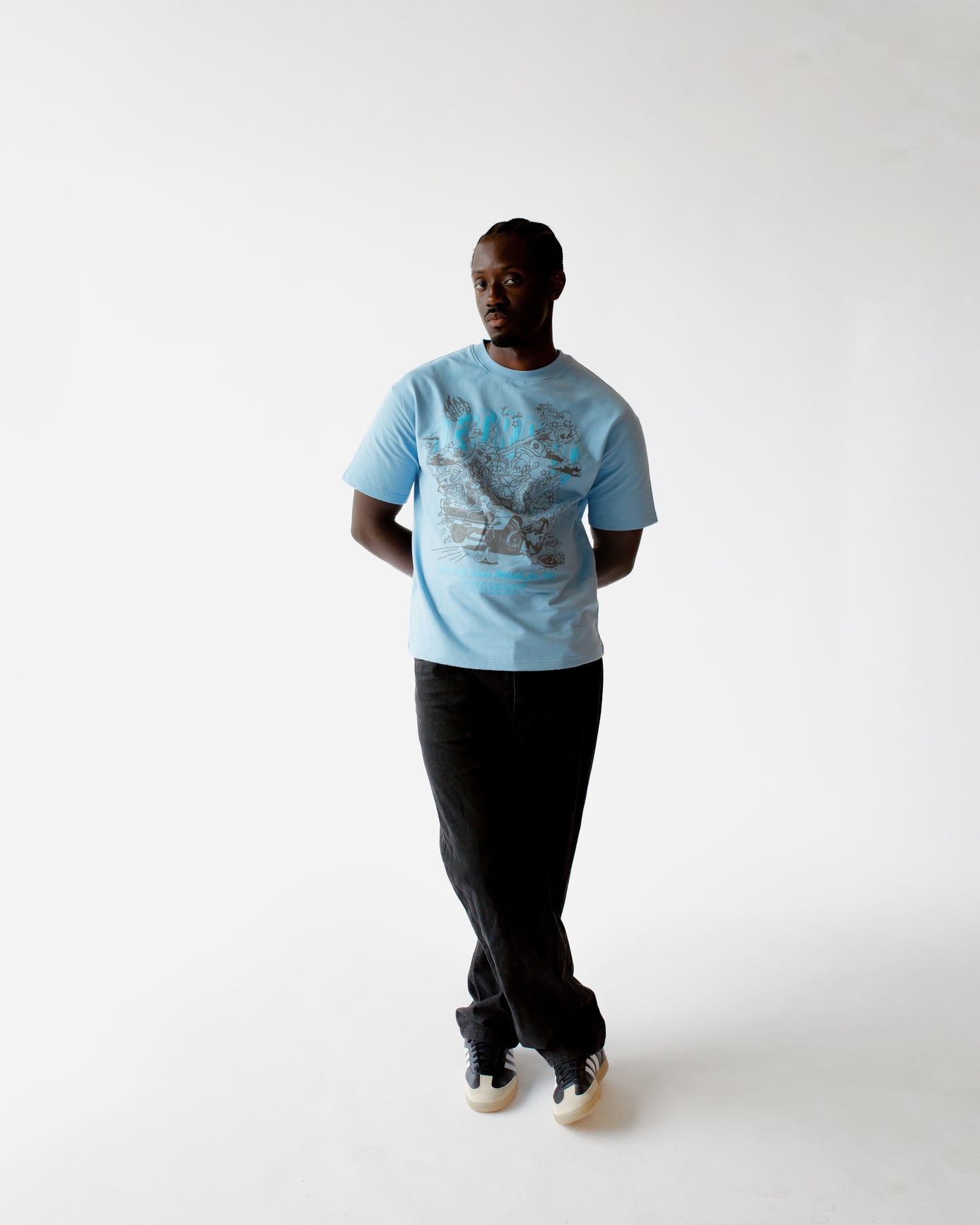 Robyn/Goodboy Griffin Detroit Made Me Tee Blue