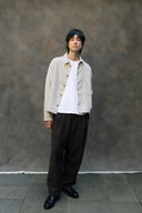 Percival Sorrento Boxy Overshirt - Ecru Cream