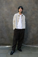 Percival Sorrento Boxy Overshirt - Ecru Cream