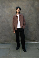 Percival Sorrento Boxy Overshirt - Brown