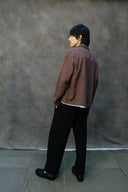 Percival Sorrento Boxy Overshirt - Brown