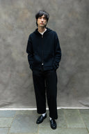 Percival Chronicle Knitted Hoodie - Black