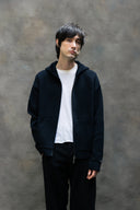 Percival Chronicle Knitted Hoodie - Black