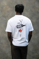 Percival Perci & Rossi Martini Oversized Tee - White