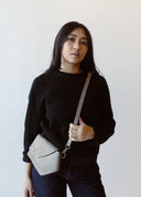 Petal Clutch & Crossbody Bag - Steel Dyed