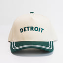 Detroit 5 Panel Hat - Green/OS Font