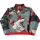 Dos Jefes Golf Throw Blanket Quarter Zip