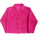 Dos Jefes Hot Pink Bouclè Button Up Shirt