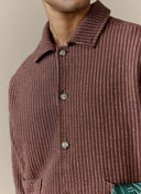 Percival Sorrento Boxy Overshirt - Brown