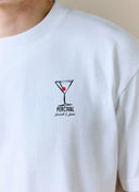 Percival Perci & Rossi Martini Oversized Tee - White