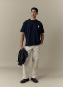 Percival Grill Oversized Tee - Black