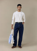 Percival Harlow Fine Wines Long Sleeve T-Shirt - Cream