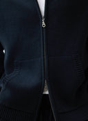 Percival Chronicle Knitted Hoodie - Black