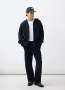 Percival Chronicle Knitted Hoodie - Black