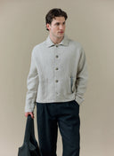 Percival Sorrento Boxy Overshirt - Ecru Cream