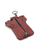 Foreign Objects Tiny Trench Eyeglass Case - Red/Maroon