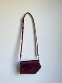 Foreign Objects Petal Clutch & Crossbody Bag - Oxblood